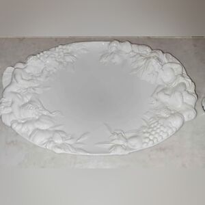 Rare Find! For Gumps Italian Ceramic Platter, Cherubs,  No Cracks or chips.